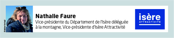 Nathalie Faure | Vice-présidente du Département de l’Isère déléguée à la montagne, Vice-présidente d’Isère Attractivité | Isère Attractivité