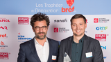 César Clary (Aéroports de Lyon) et Clément Bongibault (E-Recyle).