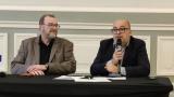 Philippe Valentin, président de la CCI et Patrick Parat, président du comité d'investissement Mesh.