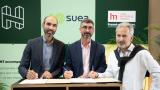 Ce lundi, Vincent Cristia, Vincent Borel et Cédric Denoyel ont paraphé le contrat de lancement de la troisième édition de « Innover pour une alimentation durable ». 