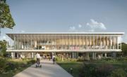 Le bâtiment historique du Conseil régional, à Charbonnières, va devenir le nouveau lieu d'accueil du Campus Région du Numérique.