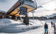 La télécabine du Praz, à Courchevel.