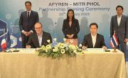 Afyren a créé une joint-venture avec le thaïlandais Mitr Phol, troisième groupe sucrier mondial, pour la construction de sa deuxième usine en Thaïlande.