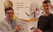 Guy Dubrisay, dirigeant de ClearBUS et Arnaud Trioleyre, responsable commercial.