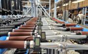 A ce jour, 60 vélos peuvent sortir de la chaîne de montage d'Eovolt à Genas.
