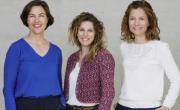 Géraldine Hue, Julia Bertret et Marion Laprée, codirigeantes de Maobi, brefeco.com