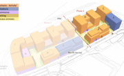 Son emplacement, le long de la voie rapide urbaine, fait du "Bâtiment vitrine"  un programme stratégique.