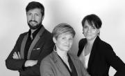 Les trois associés d'Appart & Sens : Thierry Buffet, Caroline Liby et Gaëlle Duranton. 