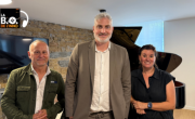 François-Pierre Salamand (Plus2Sens), Sébastien Baril (Serge Ferrari) et Corinne Delisle (Bref Eco).