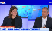 Philippe Guérand, président de la CCI Auvergne Rhône Alpes répondait aux questions de Corinne Delisle (Bref Eco) sur BFM Lyon.