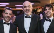 Jean-Sébastien Degouve, Nicolas Chevallier et Julien Teddé ont fêté les dix ans d'Opéra Energie.