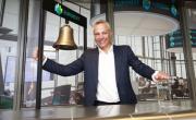 Brice Chambard en 2021 lors de l'introduction en Bourse d'Obiz. Un choix qu'il ne regrette pas : "La Bourse est un formidable outil de rigueur".
