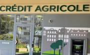 Une des 131 agences du Crédit Agricole Loire Haute-Loire qui annonce la fermeture de 25 agences.