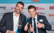 Eric Colinet, cofondateur et directeur technique d'Apix Analytics, et Jacques Goudard, directeur commercial d'ABGI (Visiativ Consult).
