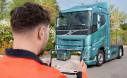 Pour son application en réalité augmentée, Volvo a développé des jumeaux numériques de ses camions électriques.