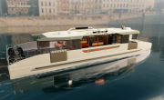 Les futurs bateaux électriques du nouveau service Navigône sont en construction à La Rochelle.