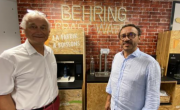 Xavier Pellet, fondateur de Behring Waters, et Laurent Godissart, directeur général.