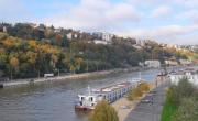 La Saône, au pied de la colline de Sainte-Foy.