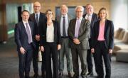 Le comité de direction générale, avec le président du conseil de surveillance : Nicolas BALERNA, François CODET, Fabienne BOCHET, Michel MANENT, Didier BRUNO, Guillaume ISERENTANT et Andrea JOSS.