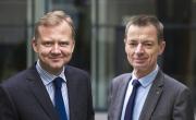 William de Pinieux, Pdg, et Philippe Massonneau, dg de Descours & Cabaud, brefeco.com