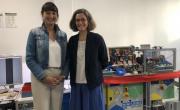 Caroline Félix, directrice générale de la Ruche Industrielle, et Emeline Baume, vice-présidente à l'Economie à la Métropole de Lyon, brefeco.com