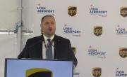 Première sortie pour le nouveau président d'UPS France, Burak Kilic, à Lyon Saint Exupéry, le 18 octobre