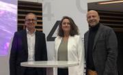 Philippe Charreau, directeur industriel, Béatrice Corpet, directrice du site, et Charles Wolf, directeur France de Sanofi.