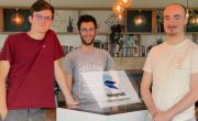 Baptiste Capelle, Valentin Briset et Vianney Bartnig étaient encore étudiants à l'école LDLC quand ils ont eu l'idée de créer Holoprods.