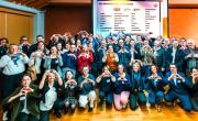 Les 35 entreprises fondatrices des Entreprises du cœur réunies le 4 décembre dernier à l'occasion de la soirée de lancement.