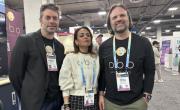 Alexandre Mazel, Sonia Reis Masclez et Mathieu Masclez, tous trois fondateurs de Obo World.