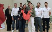 Le nouveau bureau de la French Tech Saint-Etienne Lyon, avec, au centre, Maud Charaf et Denise Hoblingre, élues coprésidentes.