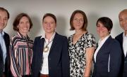 Bedros Sarkissian, dg de Curae Lab et les membres du comité de direction de Millet Innovation : Valérie Chopinet, Solene Grivolat, Pascale Rabeau, Isabelle Lopez et Raul Buenrostro.