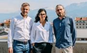 Stéphane Dothée, Sima Ohadi et Batiste Roger (de g. à d.) ont fondé OdonaTech en mai 2019.