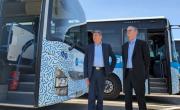 Alexandre Nanchi (à droite), président, et Emmanuel Boivin, directeur général des Transports de l'Ain.
