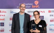 Paul-Alan Dolinger de Sanofi avec Agnès Bastid de Sirius Neosight.