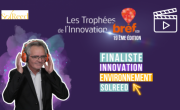 Luc Federzoni présente l'innovation de Solreed, finaliste des Trophées Bref Eco de l'Innovation.