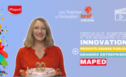 Julie Béani de Maped, finaliste des Trophées Bref Eco de l'Innovation.