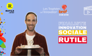 Thibaud Thomé, CEO de Rutile, est finaliste des Trophées Bref Eco de l'Innovation.