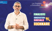 Bertrand Lecointe, fondateur de Techkare est finaliste des Trophées Bref Eco de l'Innovation.