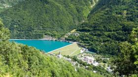 Dernières étapes pour le téléporté entre Allemont et la station d’Oz-en-Oisans.