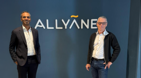 Cyrille Fleury, qui vient d'être nommé membre indépendant du conseil d'administration d'Allyane, et Gilles Chaufferin, président.