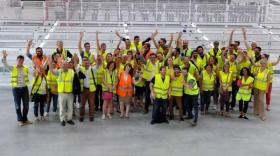Les équipes d'Archigroup et d'Ingégroup sur le chantier de la future usine de K-Line.