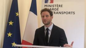 Clément Beaune, au ministère des Transports, ce 28 septembre  pour la présentation du projet de loi de finances 2024.