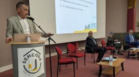 De gauche à droite : Bernard Perret (DG), Jean-Yves Flochon (président), Dominique Chauvet (Dir. déléguée) et Stéphane Saint-Sardos.