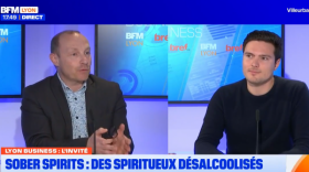 Calixte Payan, fondateur de Sober Spirits, invité de Bref Eco et BFM Lyon