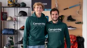 Thomas Gounot, à droite, aux côtés d'Arthur Rocles, ont crée Campsider.