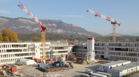 Fin du gros œuvre pour le bâtiment Etincelle