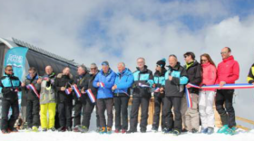 Inauguration du TSD6 Coulouvrier à Samoëns.