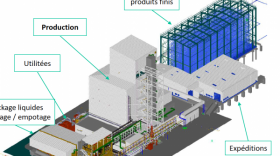 La future unité de production de paracétamol de Seqens à Rousillon.