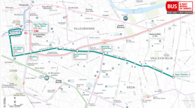 La nouvelle ligne Part-Dieu <> Sept Chemins prévue pour 2026